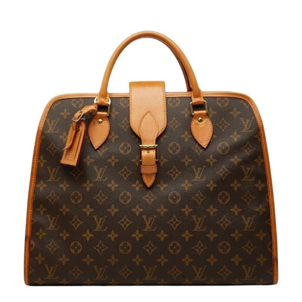 Louis Vuitton Monogram Rivoli Business Briefcase Brown